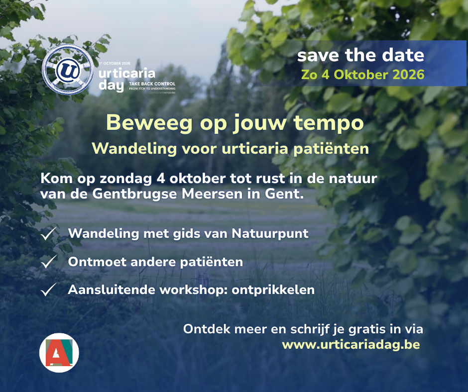 Wereld Urticaria Dag Wandeling