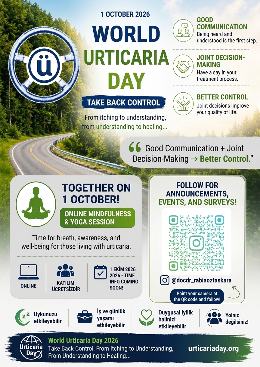 World Urticaria Day 2026 – Online Mindfulness & Yoga Session